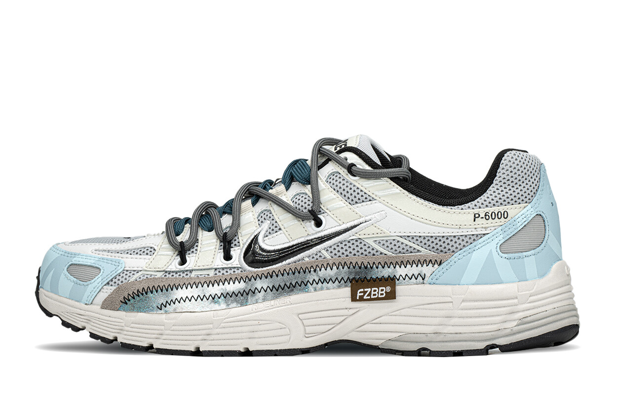 

Кроссовки для бега P-6000 унисекс с низким верхом белые/бежевые/синие Nike