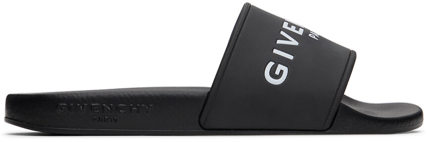 

Детские шлепанцы для бассейна с тиснением Givenchy
