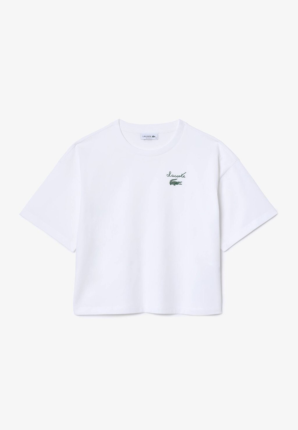 

Базовая футболка Lacoste, слоновая кость