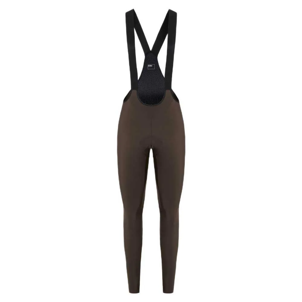 

Тайтсы с нагрудником Hiru Core Thermal, коричневый