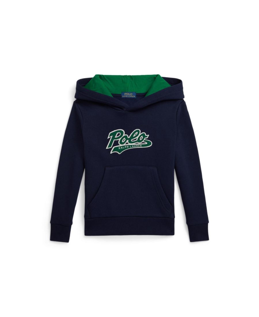 Детская флисовая толстовка с логотипом для малышей и мальчиков Polo Ralph Lauren, Refined navy — фото 4