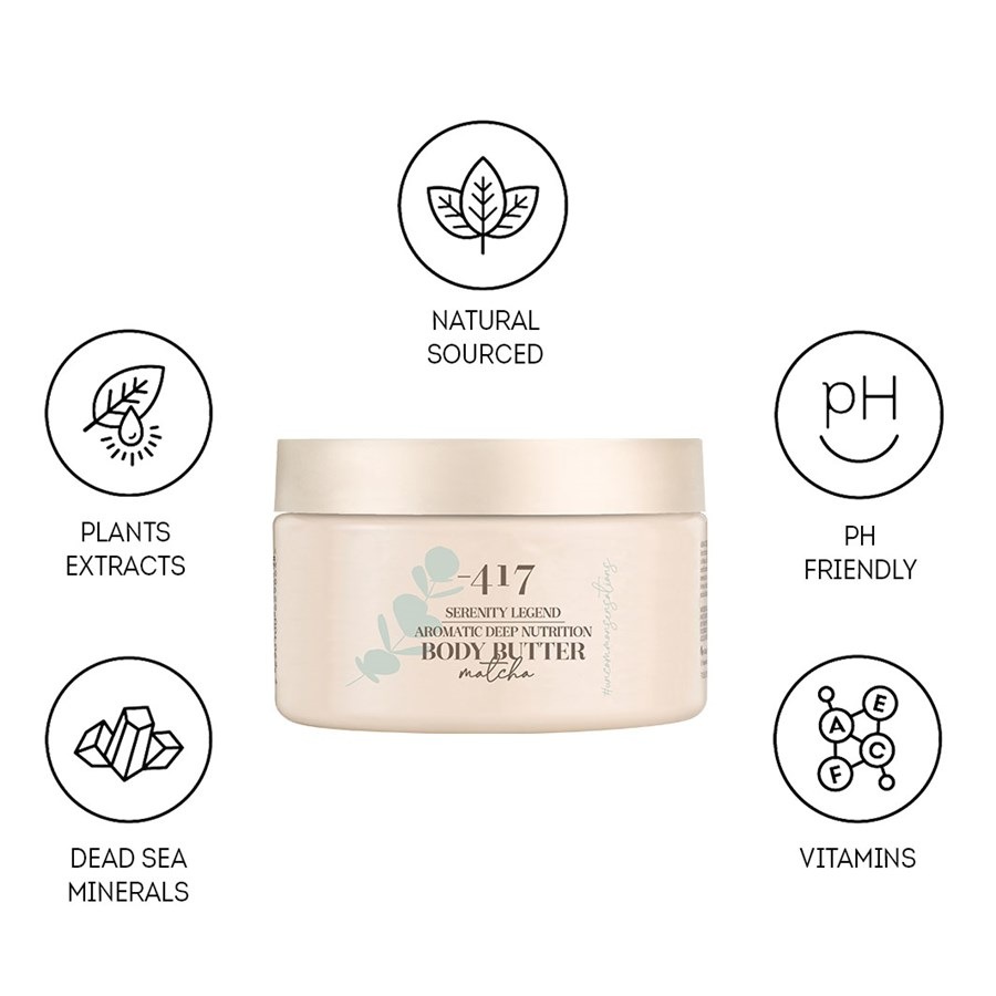 Лосьон для тела deep nutrition body butter matcha 417, объем 250 мл — фото 4