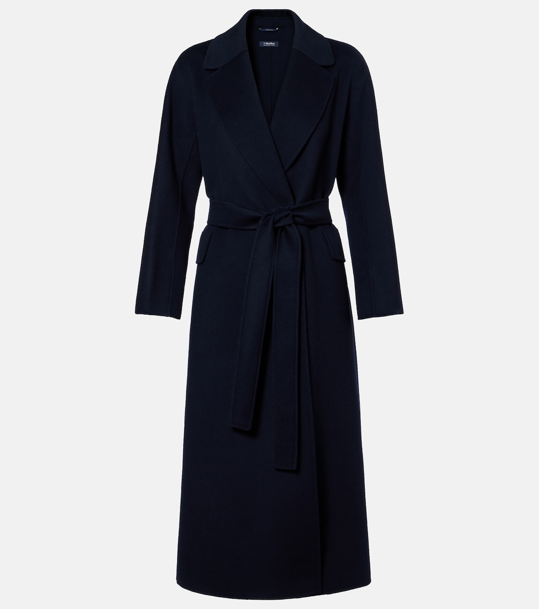 

Пальто из девственной шерсти с поясом S Max Mara, Blue S