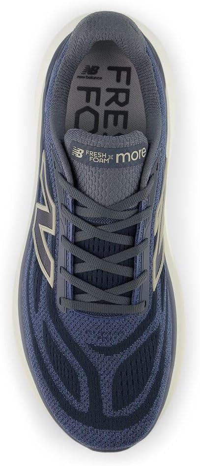 Мужские кроссовки для бега New Balance Fresh Foam X More V6, Graphite/Vintage Indigo — фото 4