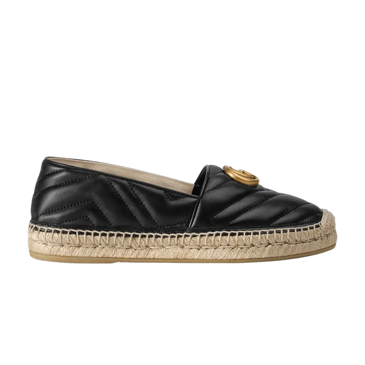 Кроссовки Gucci Wmns GG Espadrilles 'Black', черный