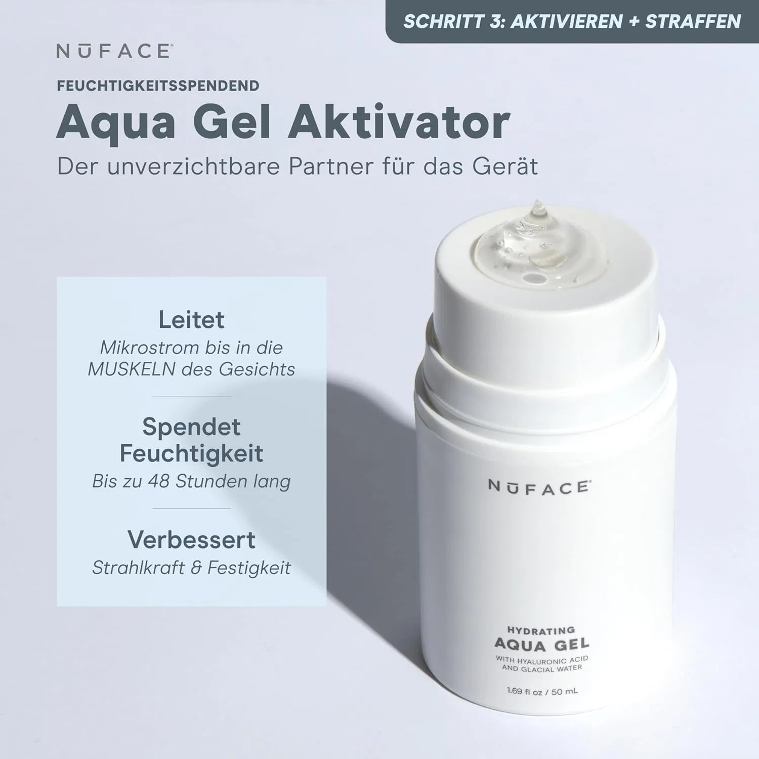 Проводящий гель-активатор «Aqua Gel Activator» от NuFACE Nuface — фото 2