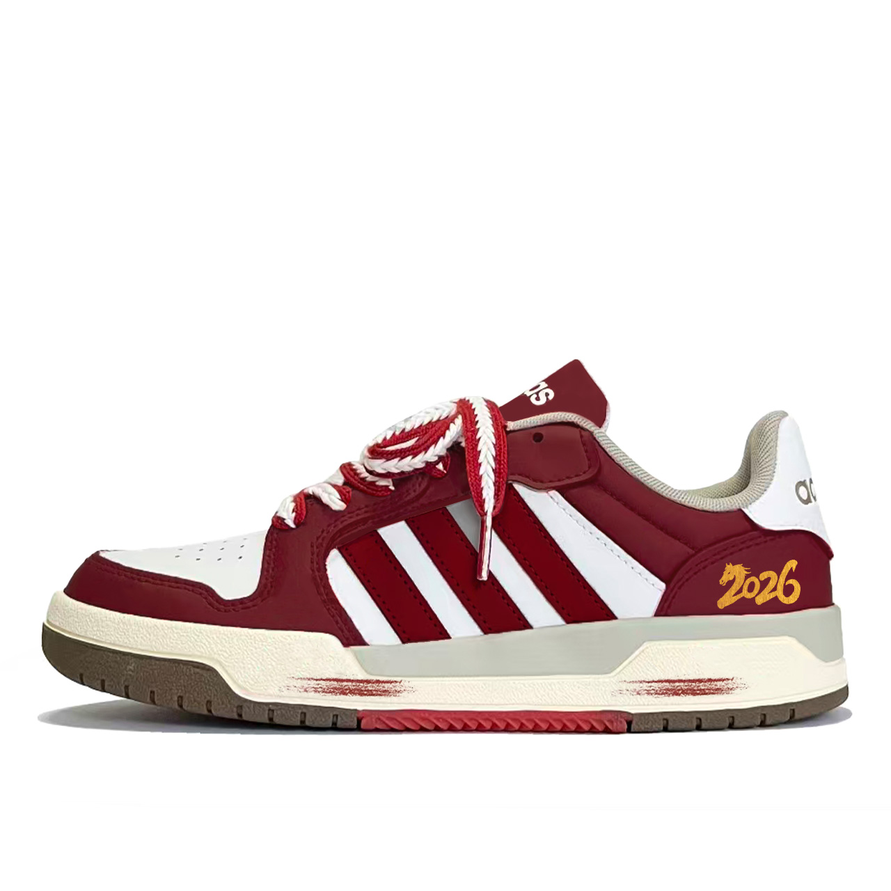 

Adidas Neo Entrap Crimson Horse Galloping Shadow Synthetic Leather Abrasion Resistant Low top Skateboard Shoes Unisex