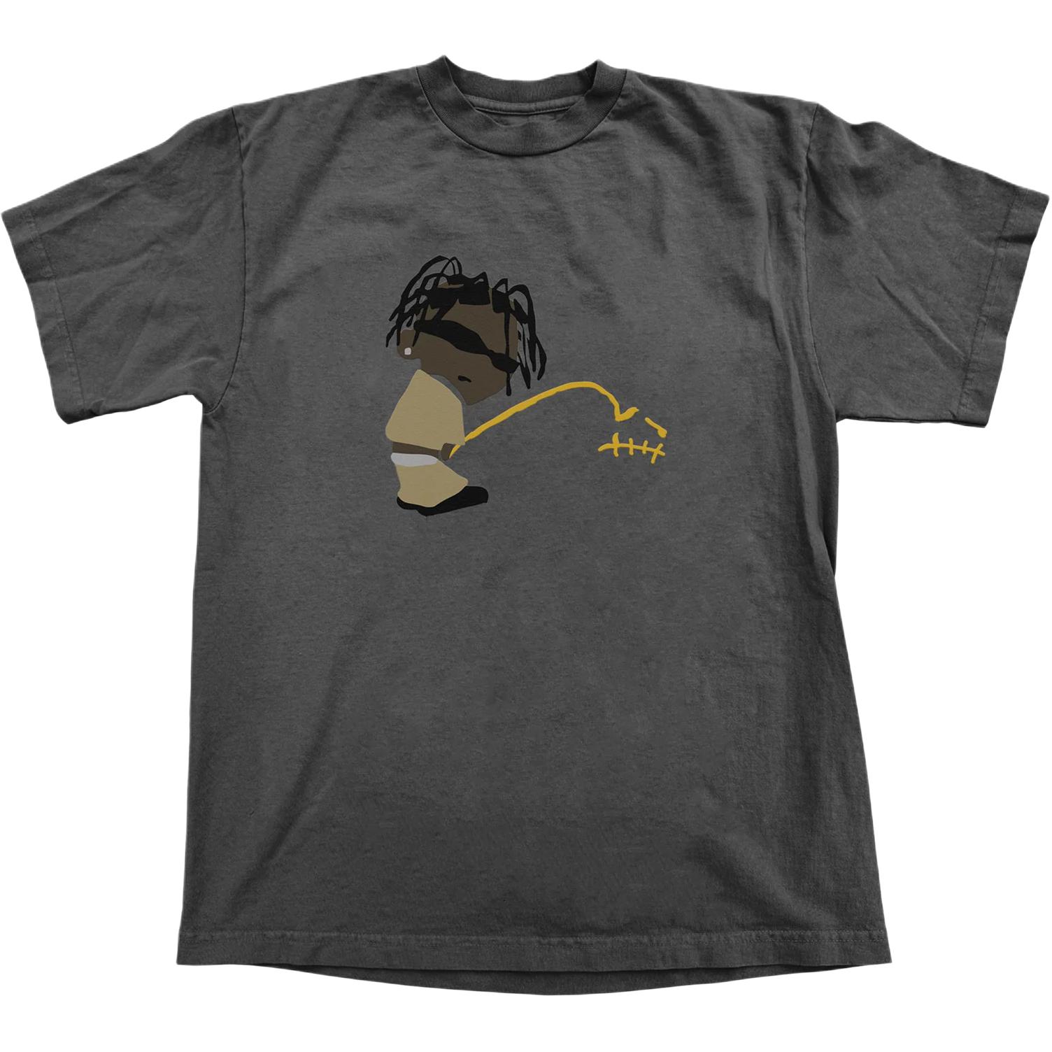 

Футболка FW25 RODEO CPFM TRACK 8 TEE, унисекс Travis Scott, черный