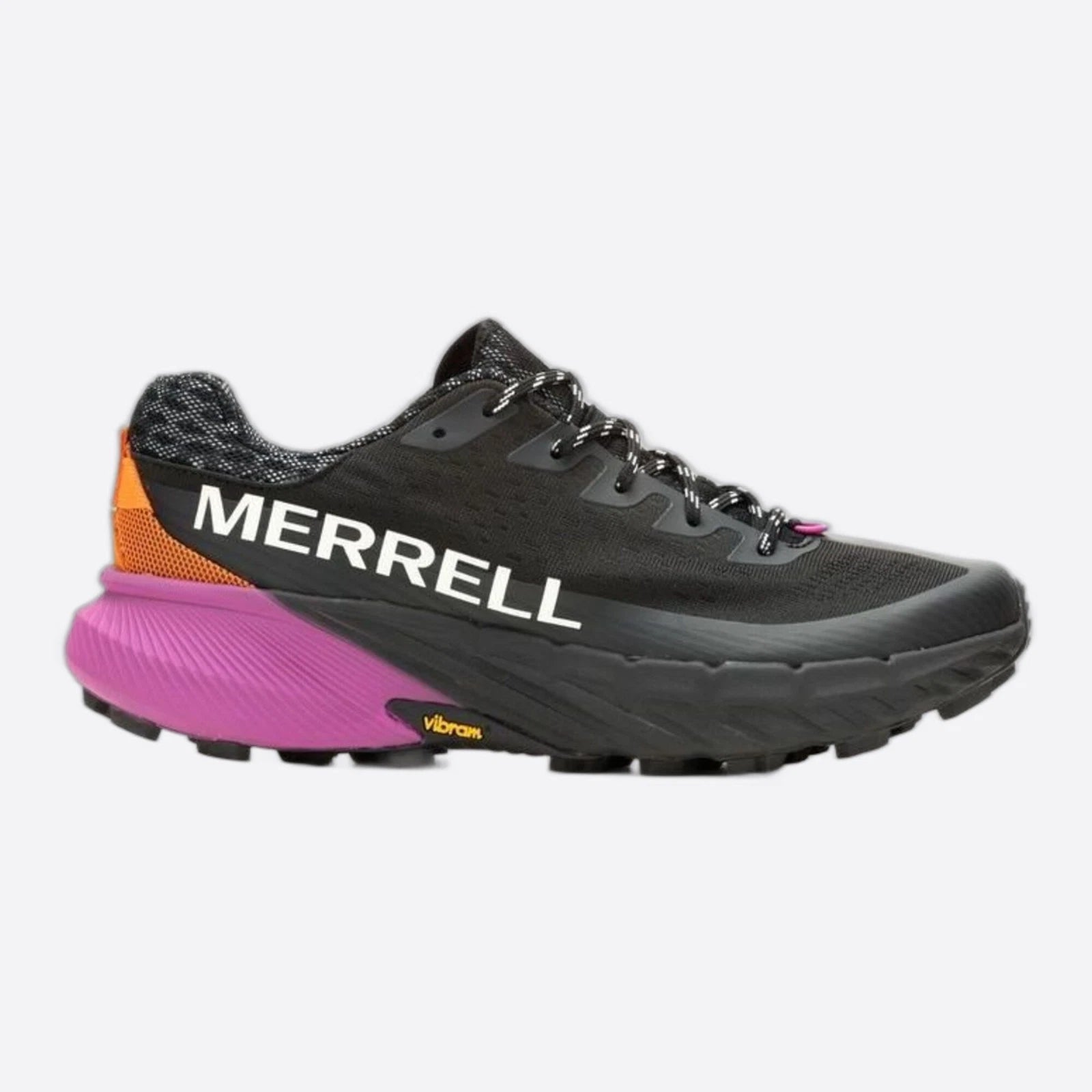 Мужские кроссовки Merrell Agility Peak 5 J068235, черные, для бега по пересеченной местности, модель TF8426 — фото 2