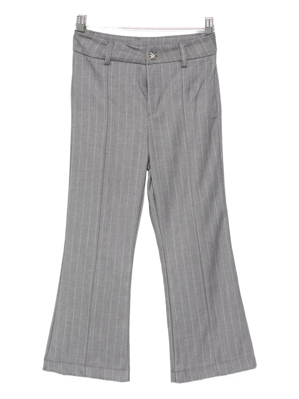 

Брюки в тонкую полоску John Richmond Junior, серый