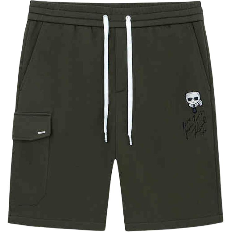 

Karl Lagerfeld / Karl Lagerfeld Jeans Мужские повседневные шорты KARL LAGERFELD, цвет хаки