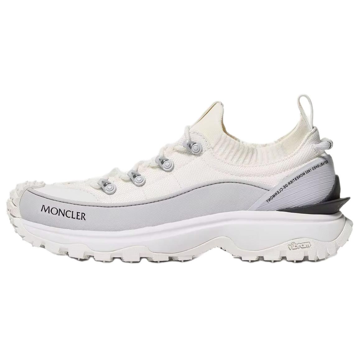 Moncler Trailgrip Lite3 Low top Casual Shoes 4cm Women's White