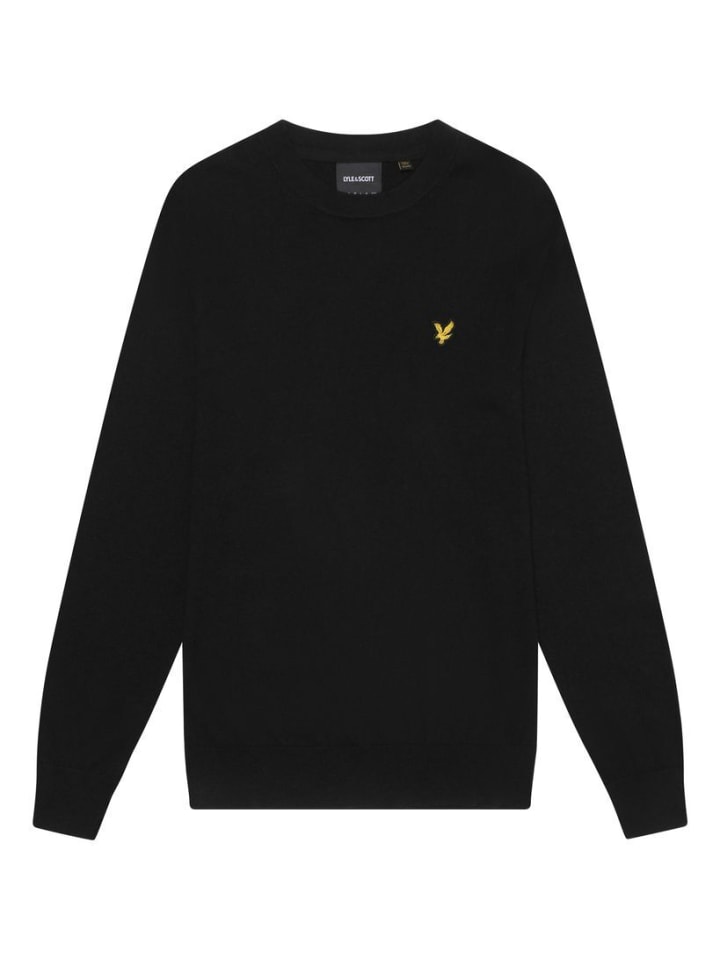 

Вязаный свитер Lyle & Scott, черный