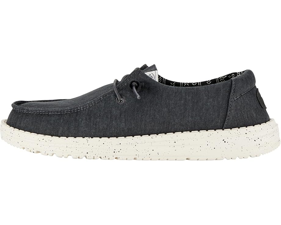 Лоферы Hey Dude Wendy Stretch Canvas, черный