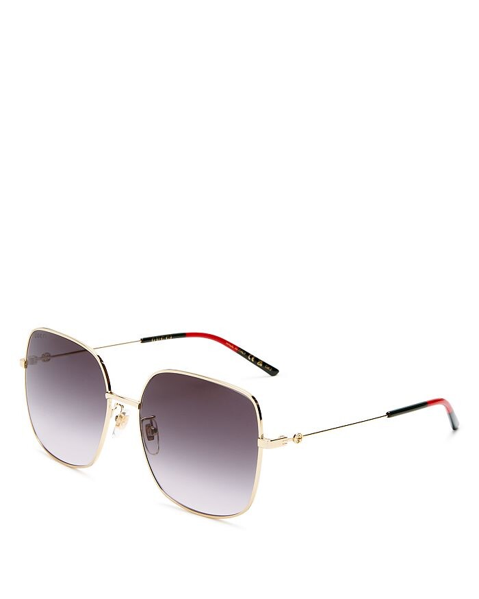

Солнцезащитные очки Gucci Light Glasant Butterfly, 59 мм, золотой