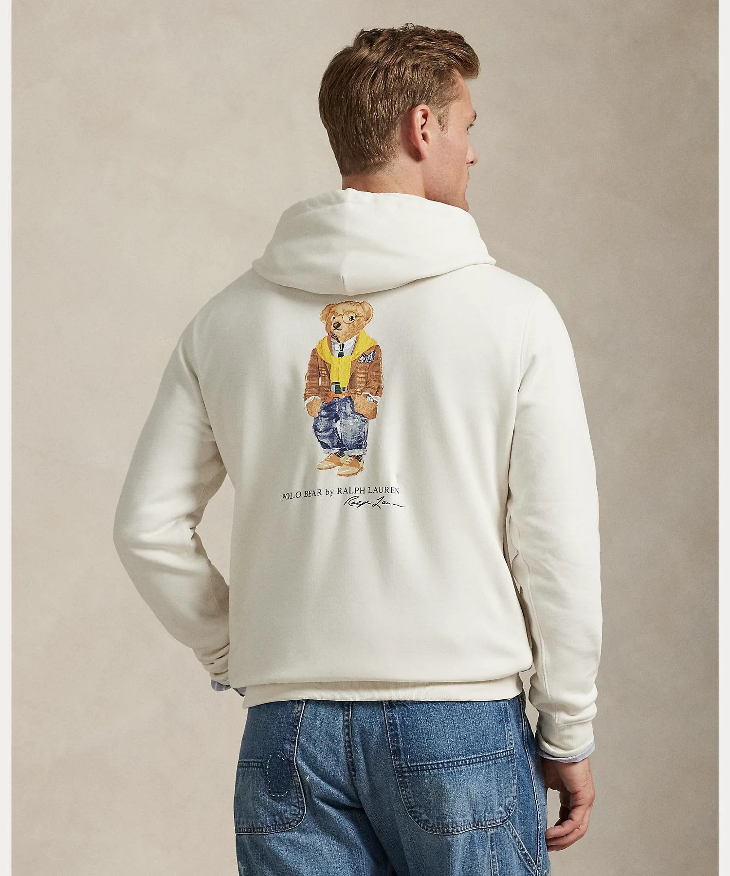 Толстовка Polo Bear из флиса Polo Ralph Lauren, 100 White — фото 4