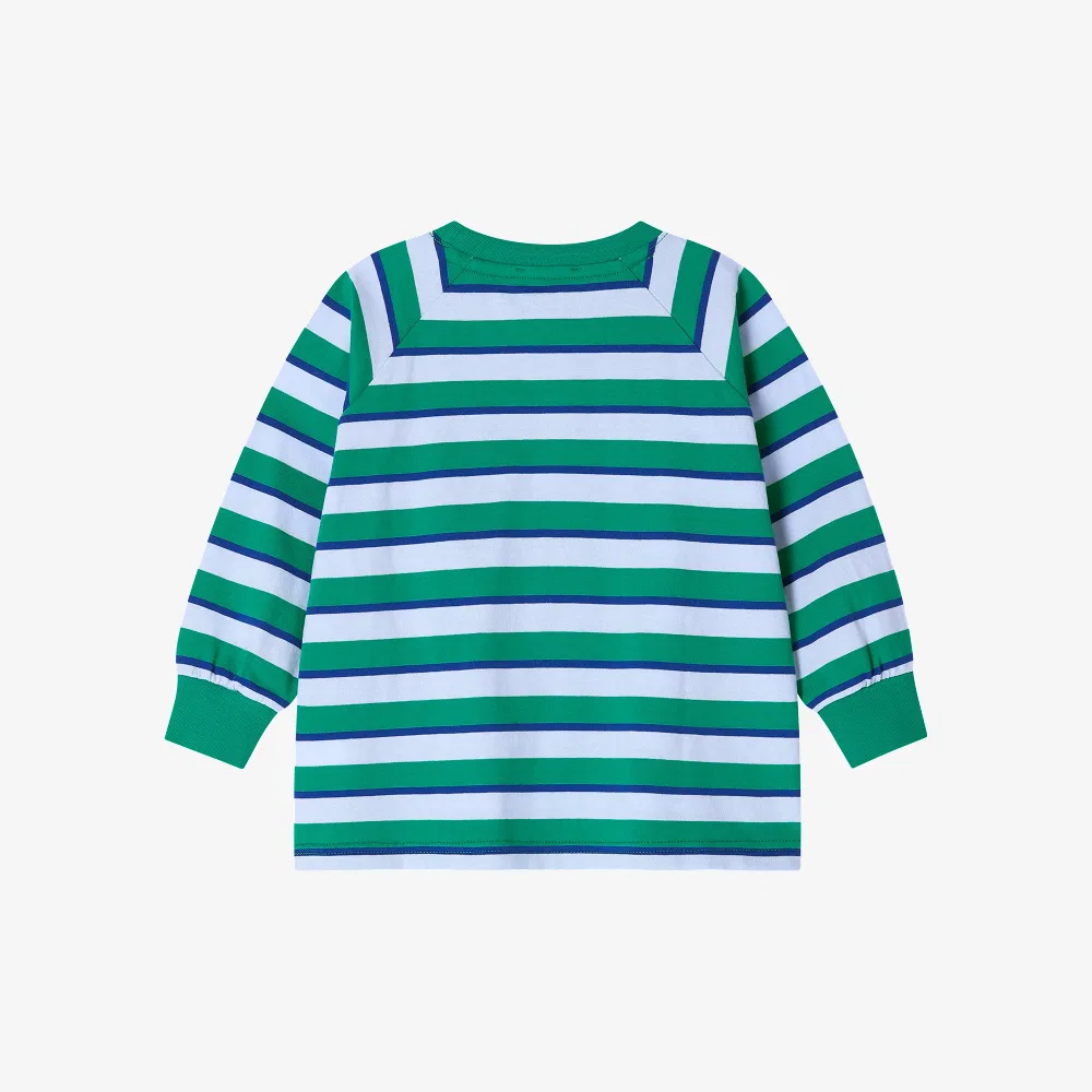 Детская синяя футболка в полоску Single Stripe от Rototobebe — фото 3