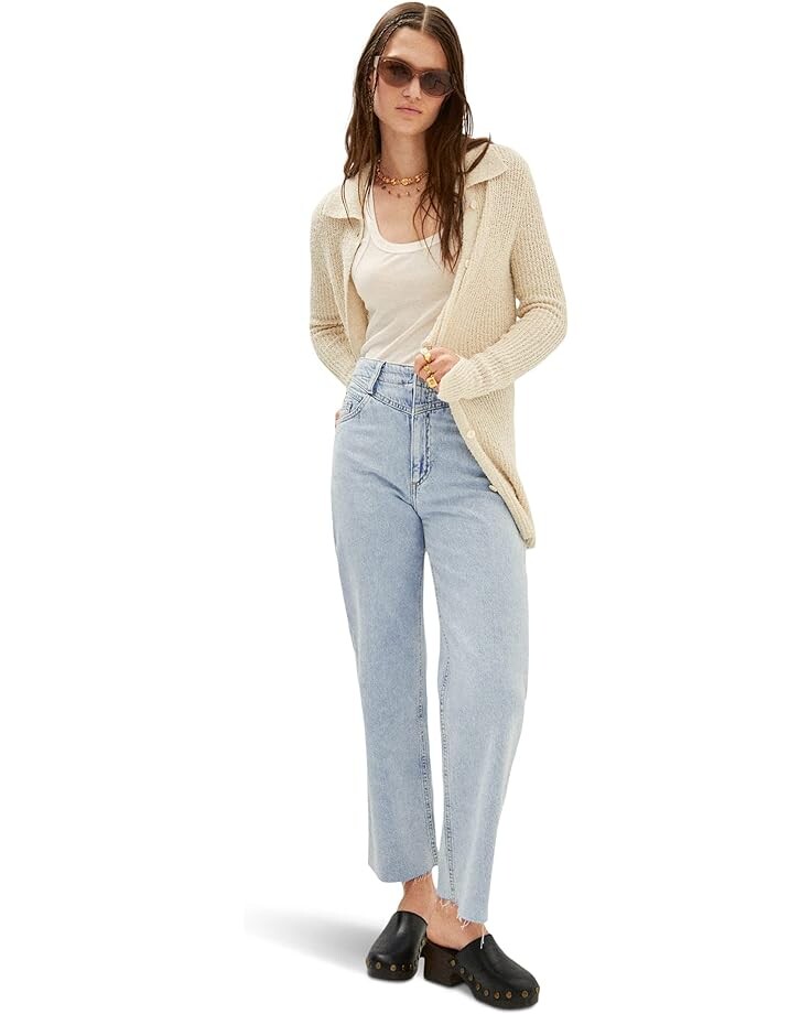 

Джинсы MANGO Bohemian, цвет Clear Denim