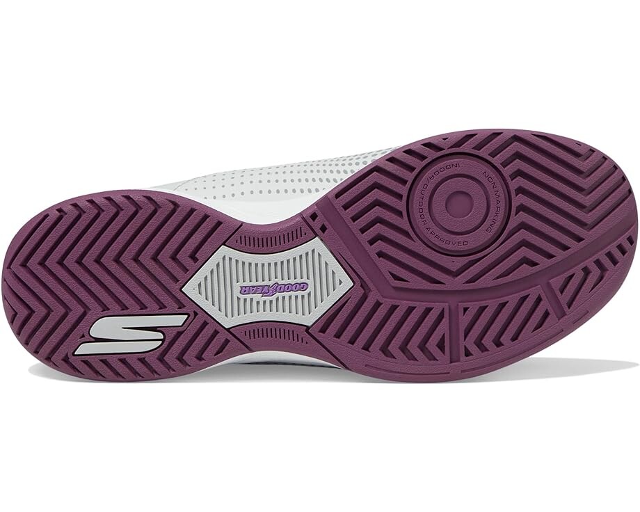 Кроссовки SKECHERS Skechers Pickleball Slip-ins Relaxed Fit: Viper Court Reload, цвет Grey/Purple — фото 3