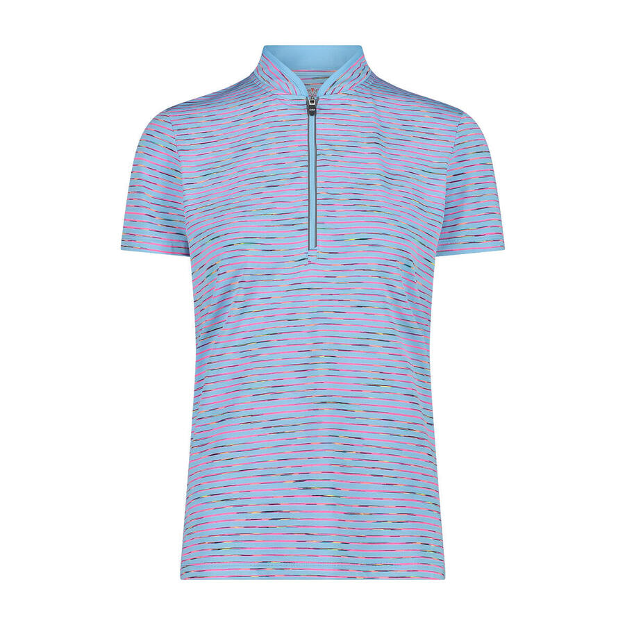 

Женская футболка CMP с полумолнией