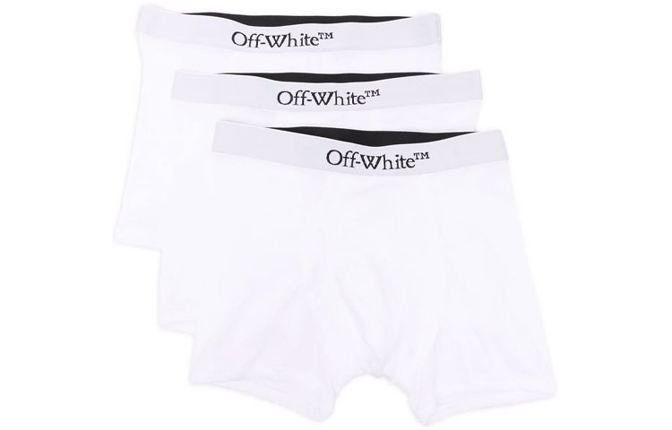 

Мужские трусы Off-White 3 шт, белый