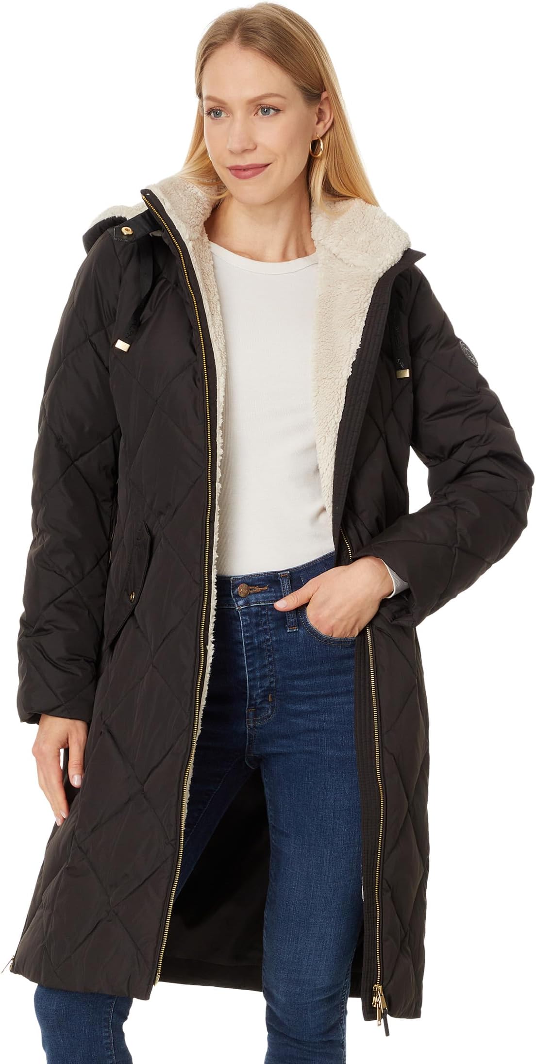

Пуховик Lauren Ralph Lauren Puffer Detachable Hood No Ff, черный