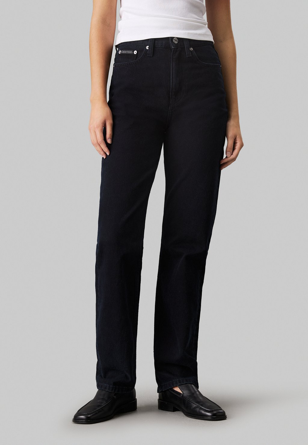 

Джинсы прямого кроя Calvin Klein Jeans, черный