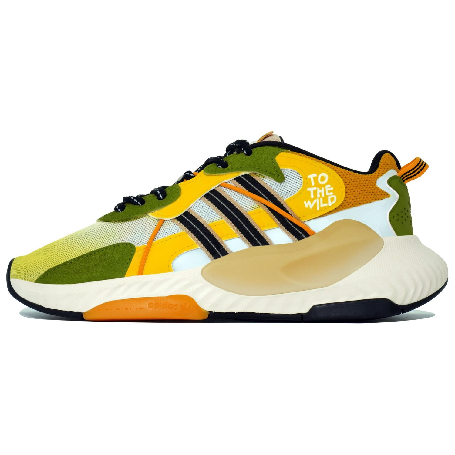 

Кроссовки adidas originals Hi-Tail Lifestyle Shoes Unisex Low-top Yellow/green/white, зеленый