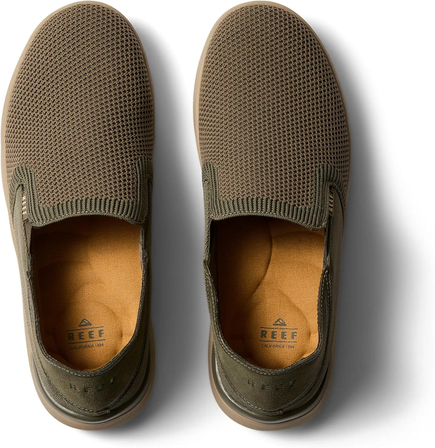 Мужские туфли REEF, Neptune Slip On, оливковый — фото 4