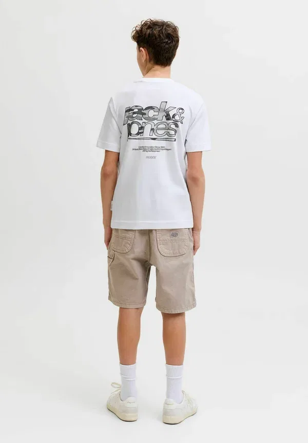 Футболка с принтом Jack & Jones Junior, ярко-белый — фото 2