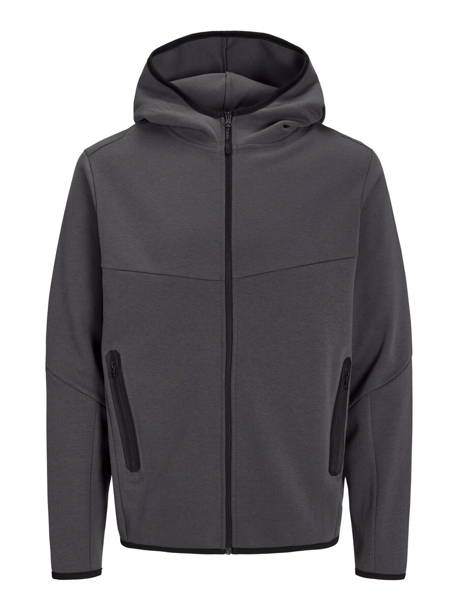 

Толстовка с капюшоном на молнии JACK & JONES JCOFusion, антрацит