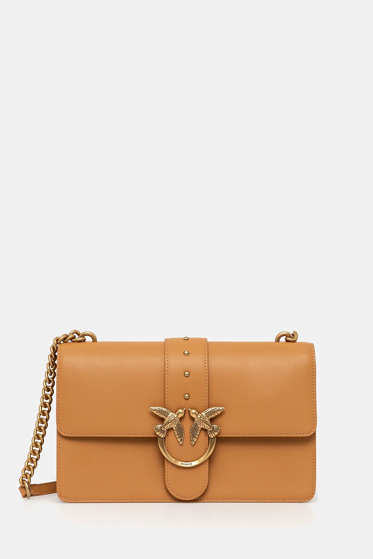 

Сумочка из кожи Pinko, коричневый