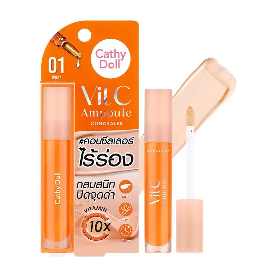 

Cathy Doll Ампульный консилер Vit C 4,1г. 01 Ivory, Ivory