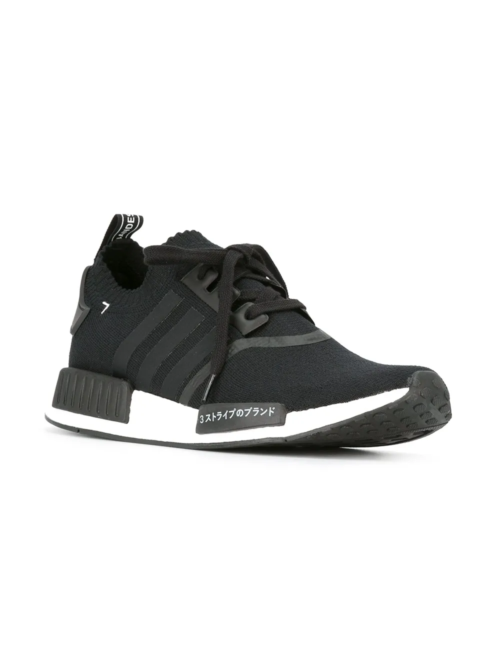 Кроссовки NMD R1 Primeknit adidas, черный — фото 2