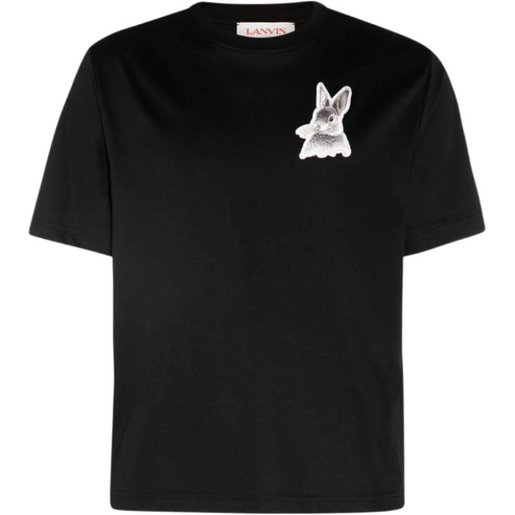 

Футболка с принтом Lanvin, черная
