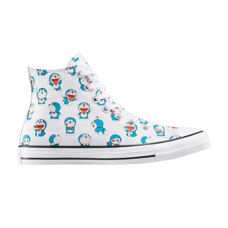 

Кроссовки Converse Doraemon x Chuck Taylor All Star High 'Allover Doraemon Print', белый
