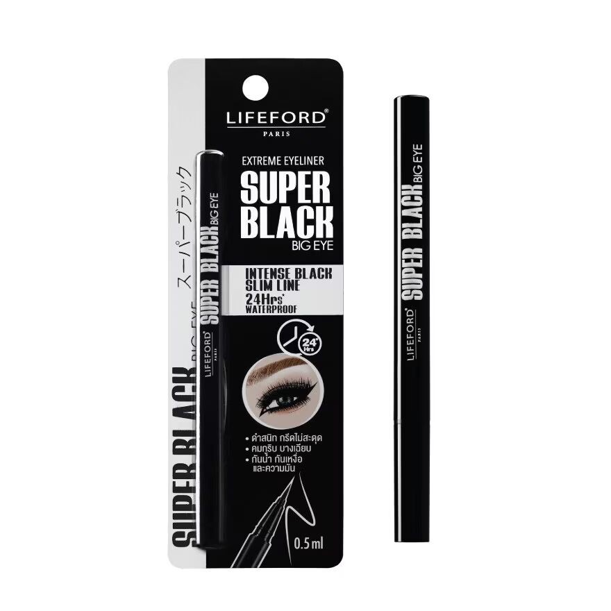 

Lifeford Подводка для глаз Paris Extreme Super Black 0,5 мл, Black