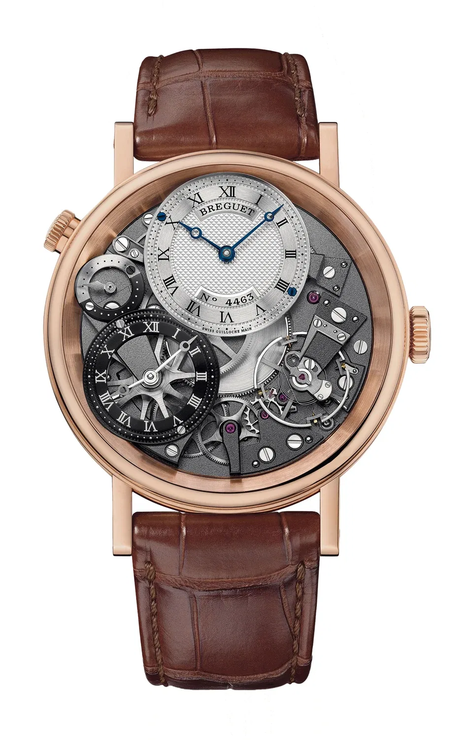ТРАДИШН GMT - 7067BR/G1/9W6 BREGUET, золотой