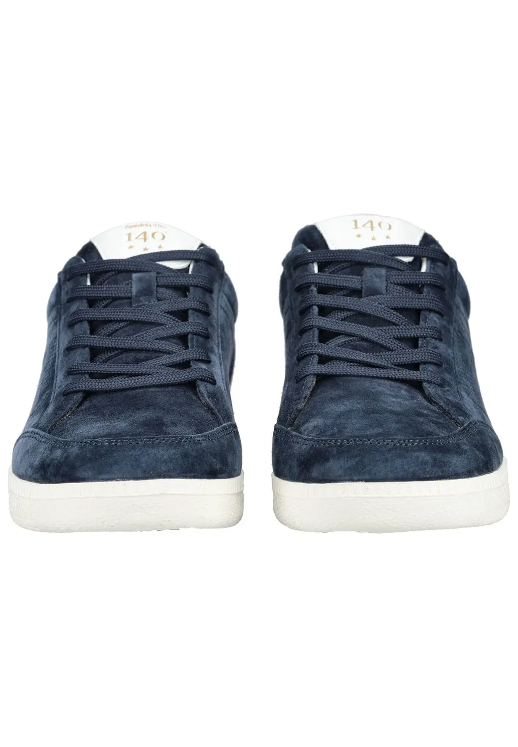 Кроссовки низкие из кожи, Pantofola D'Oro, navy — фото 4