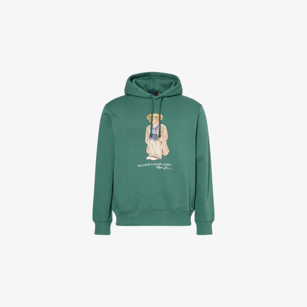 

Толстовка Polo Ralph Lauren Working Bear с логотипом, зеленый