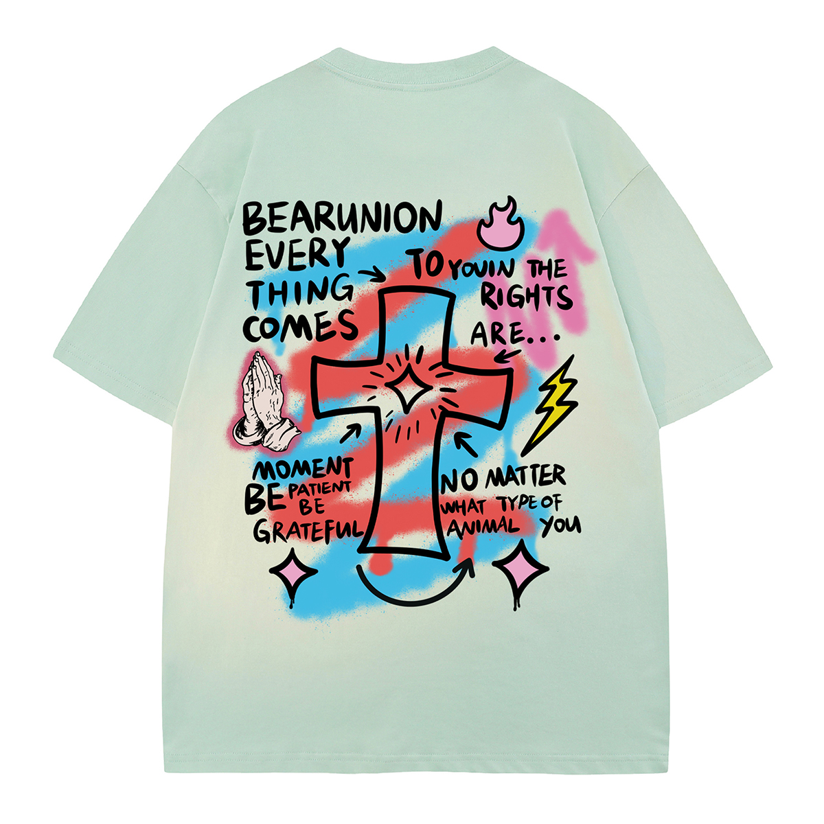 

Футболка унисекс BEAR UNION, розовый