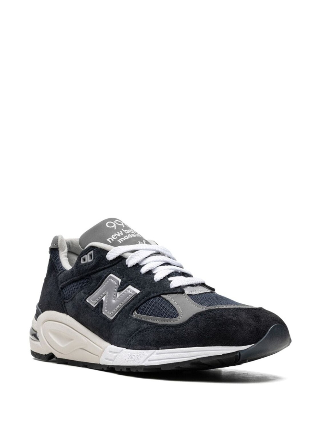 Кроссовки 990V2 Navy/White New Balance, синий — фото 2