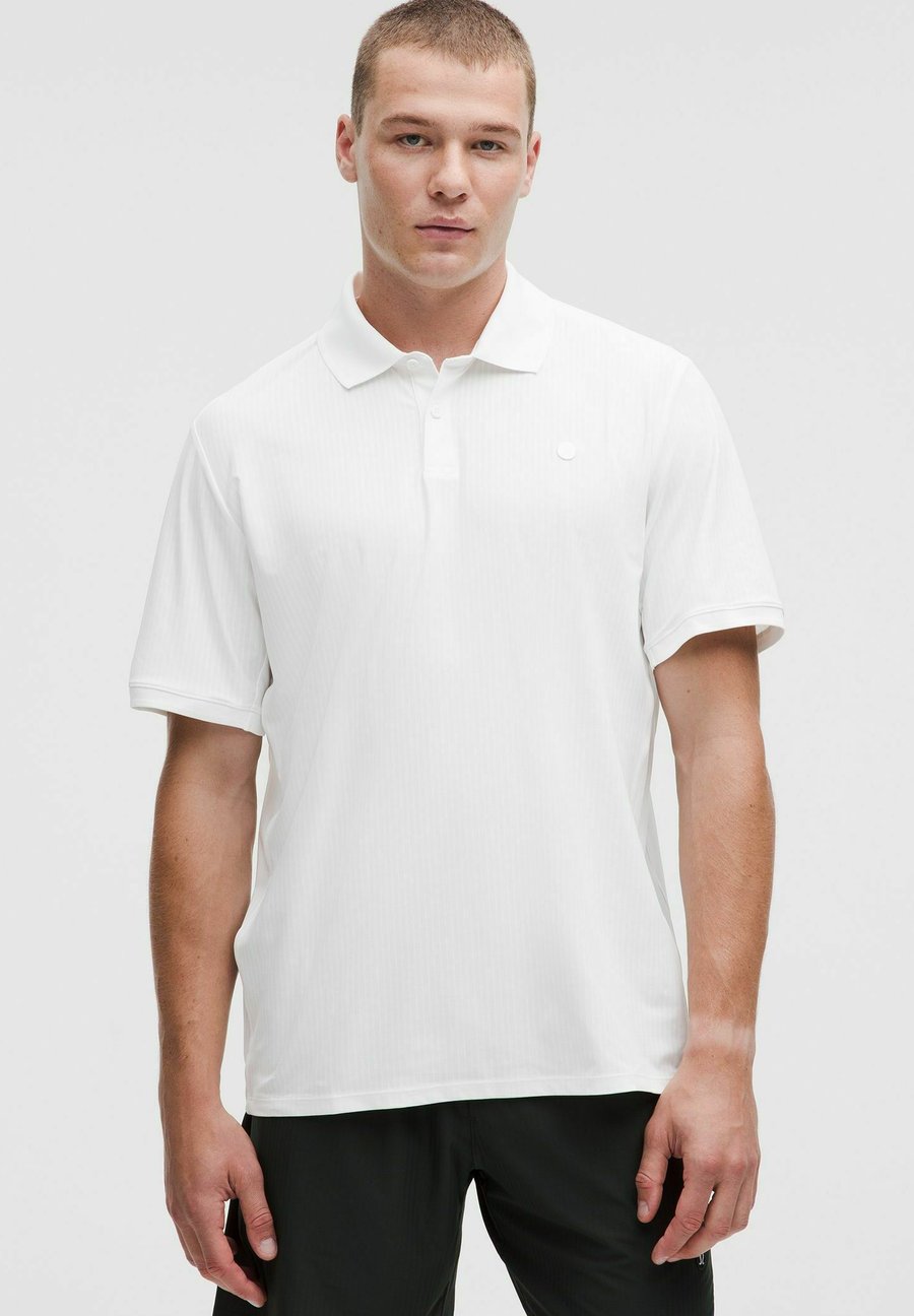 

Поло lululemon STRIPED MESH TENNIS, White