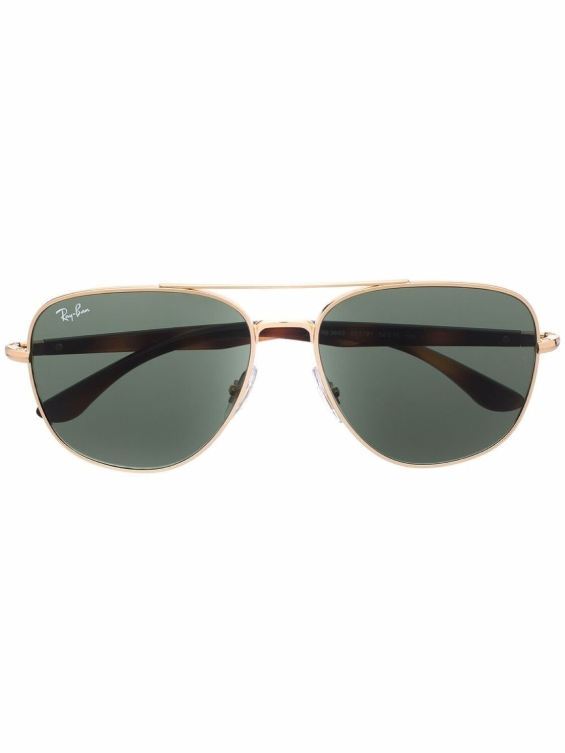 

Ray-Ban солнцезащитные очки в квадратной оправе, коричневый