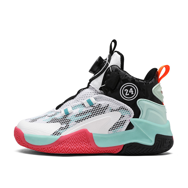 

Детские баскетбольные кроссовки с мягкой подошвой, износостойкие, дышащие FIRS Kids, белый/черный