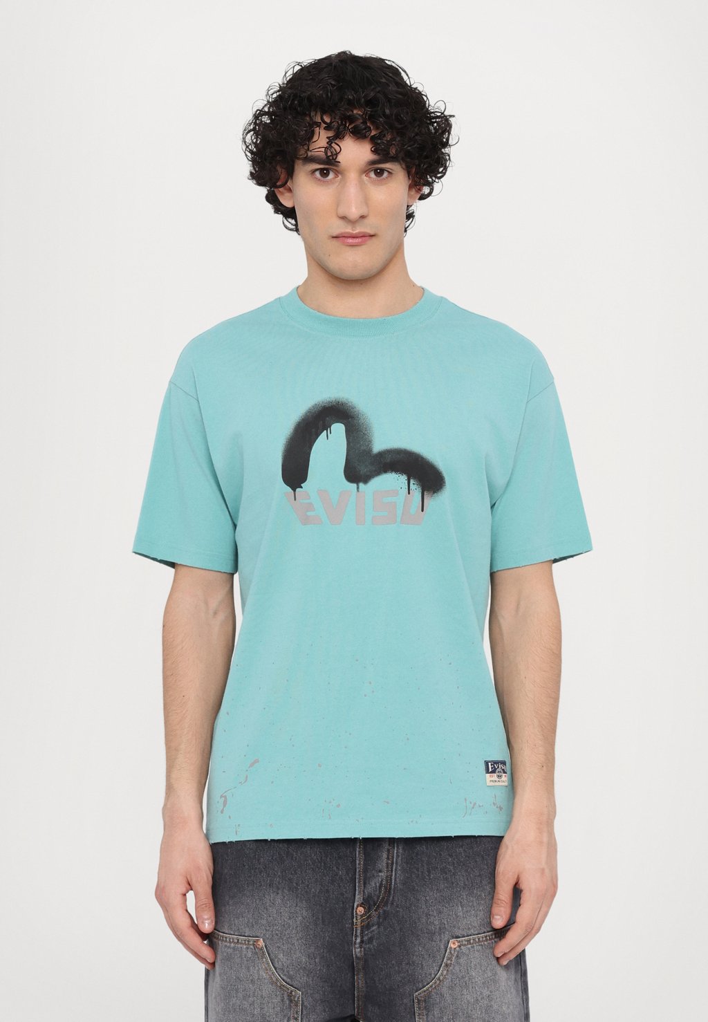 

Футболка с принтом LOGO TEE Evisu, зеленый