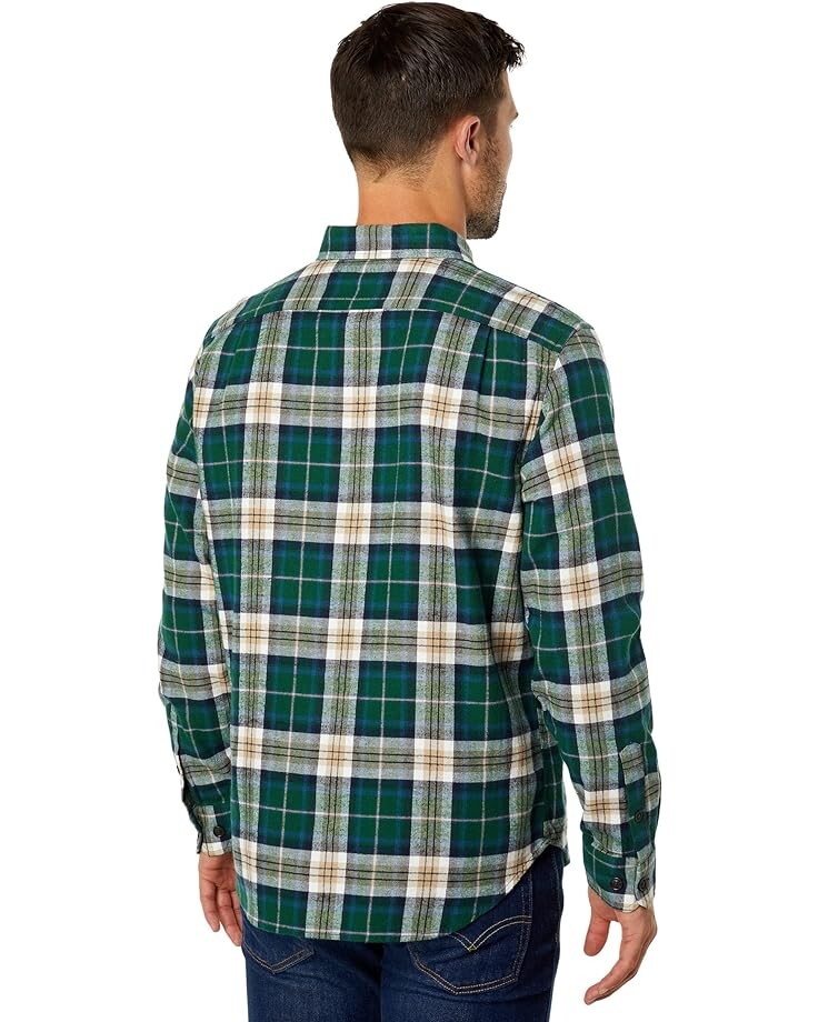 

Рубашка Nautica Sustainably Crafted Flannel Plaid Shirt, цвет Tidal Green
