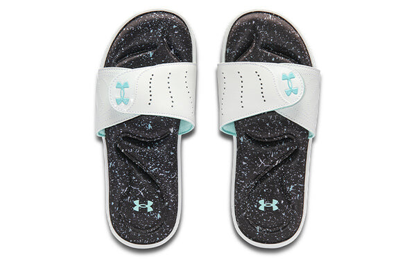 Тапочки ignite vi graphic fb slippers white/black Under Armour, белый — фото 3
