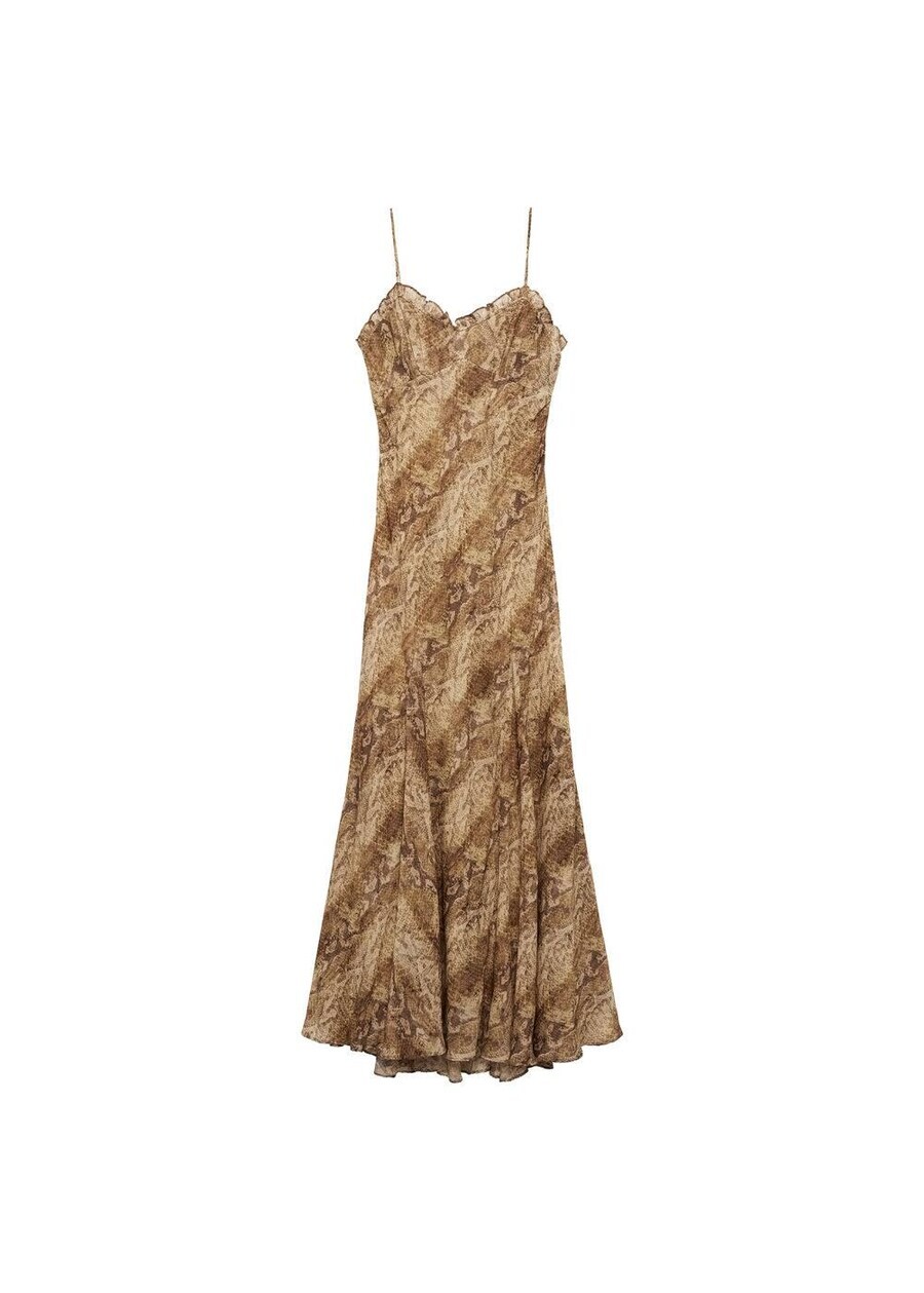 

Платье MANGO Summer Dress Bella, цвет Chocolate/Pueblo/Light brown