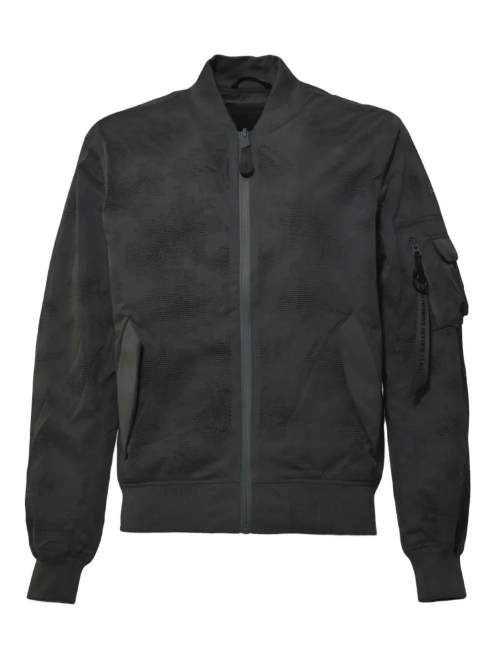 

Бомбер на молнии Alpha Industries, серый